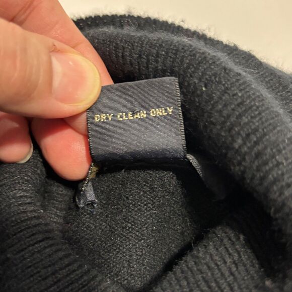 100% Cashmere COUNTRY SHOP | Women’s Black Turtleneck Long Sleeve Sweater Size M - Picture 15 of 16